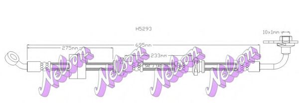 Тормозной шланг Brovex-Nelson H5293