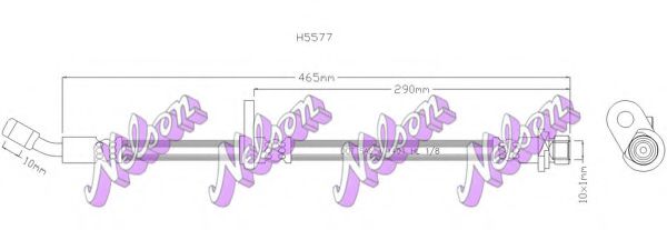 Тормозной шланг Brovex-Nelson H5577Q