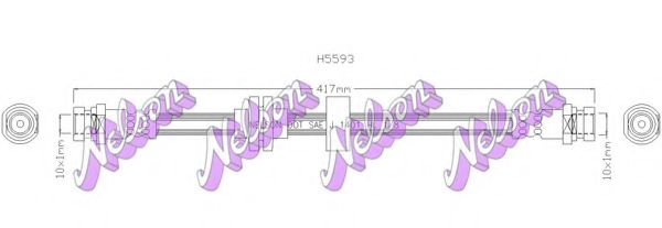 Тормозной шланг Brovex-Nelson H5593