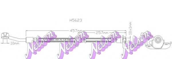 Тормозной шланг Brovex-Nelson H5623