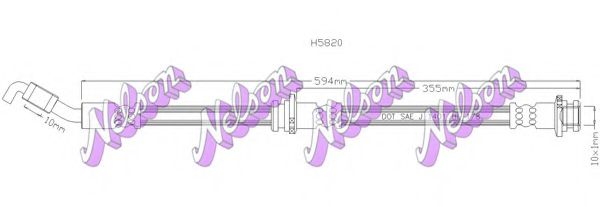 Тормозной шланг Brovex-Nelson H5820