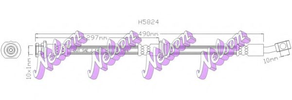 Тормозной шланг Brovex-Nelson H5824