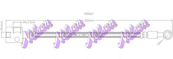 Шланг сцепления Brovex-Nelson H5967