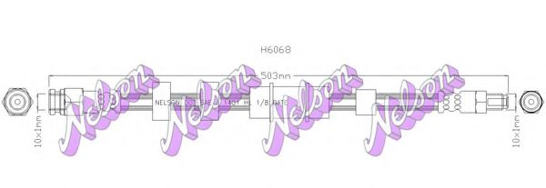 Тормозной шланг Brovex-Nelson H6068