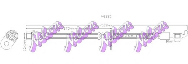 Тормозной шланг Brovex-Nelson H6220