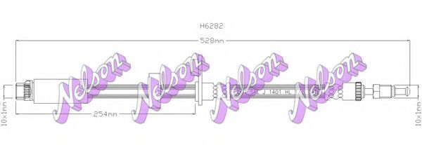 Тормозной шланг Brovex-Nelson H6282