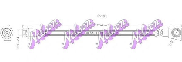 Тормозной шланг Brovex-Nelson H6303