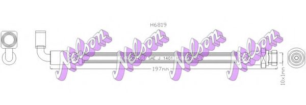 Тормозной шланг Brovex-Nelson H6819