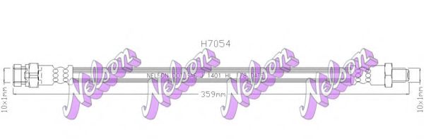 Тормозной шланг Brovex-Nelson H7054