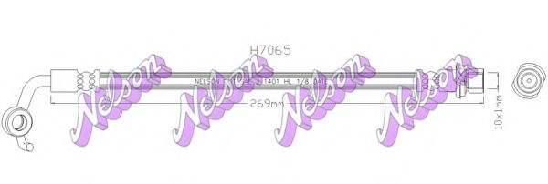 Тормозной шланг Brovex-Nelson H7065