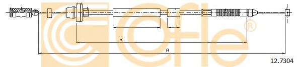 Тросик газа COFLE 12.7304