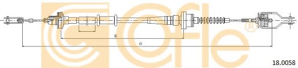 Трос, управление сцеплением COFLE 18.0058