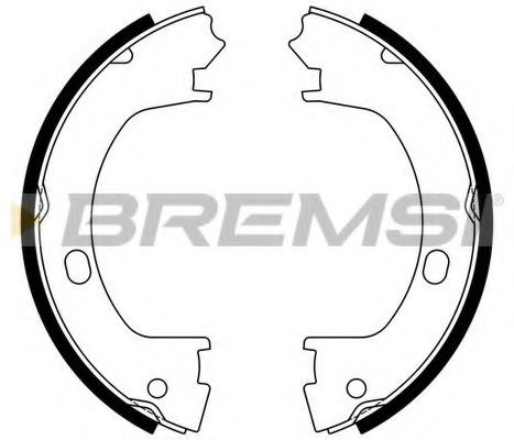 Комплект тормозных колодок, стояночная тормозная система BREMSI GF4643