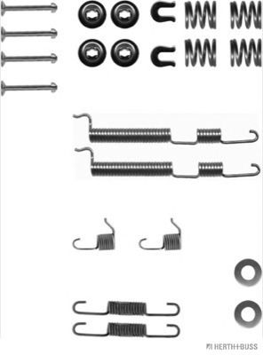 Комплектующие, тормозная колодка HERTH+BUSS JAKOPARTS J3561009