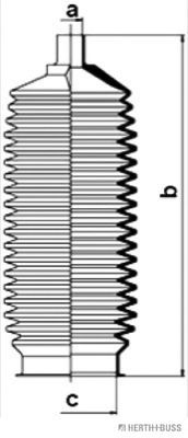 Комплект пылника, рулевое управление Metalcaucho 1348