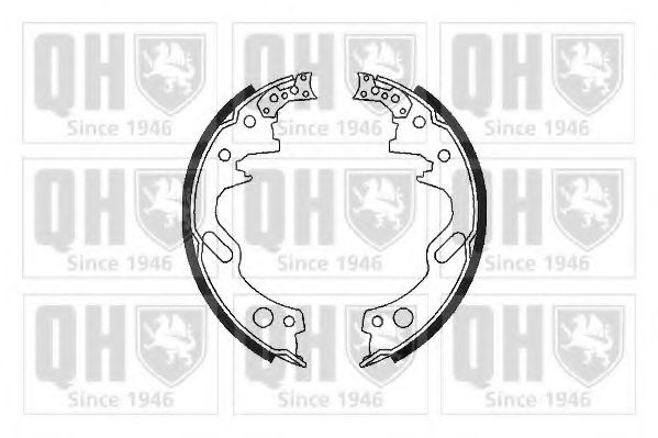 Комплект тормозных колодок QUINTON HAZELL BS1099