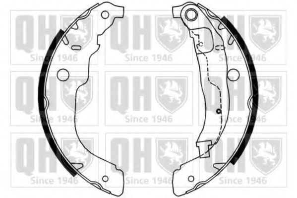 Комплект тормозных колодок QUINTON HAZELL BS1187