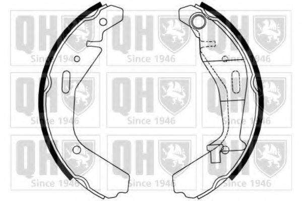 Комплект тормозных колодок QUINTON HAZELL BS1188