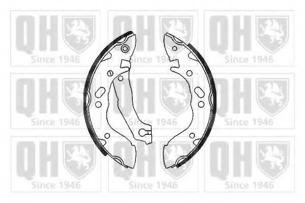 Комплект тормозных колодок QUINTON HAZELL BS923