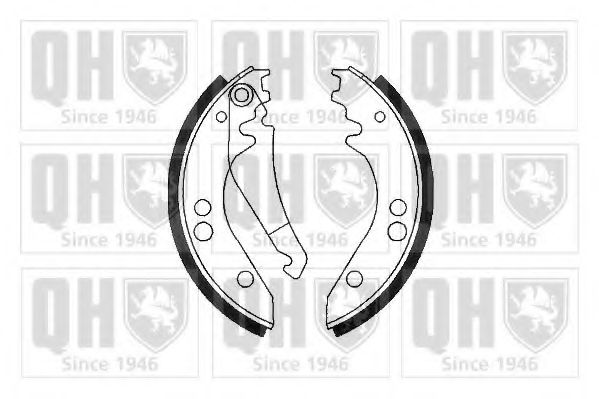 Комплект тормозных колодок QUINTON HAZELL BS985