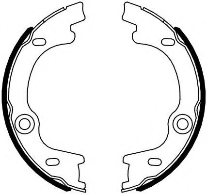 Комплект тормозных колодок, стояночная тормозная система FERODO FSB4099