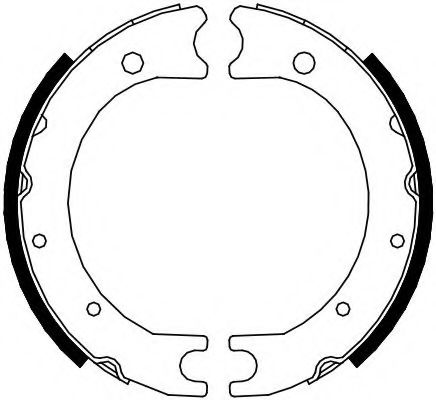 Комплект тормозных колодок, стояночная тормозная система FERODO FSB4119