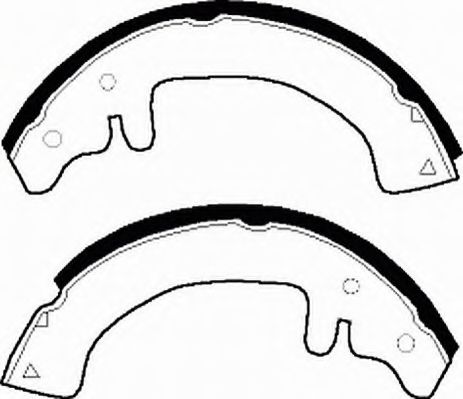 Комплект тормозных колодок FERODO FSB19