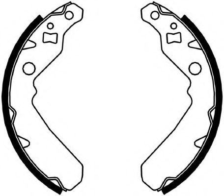 Комплект тормозных колодок FERODO FSB4041