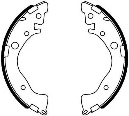 Комплект тормозных колодок FERODO FSB4081