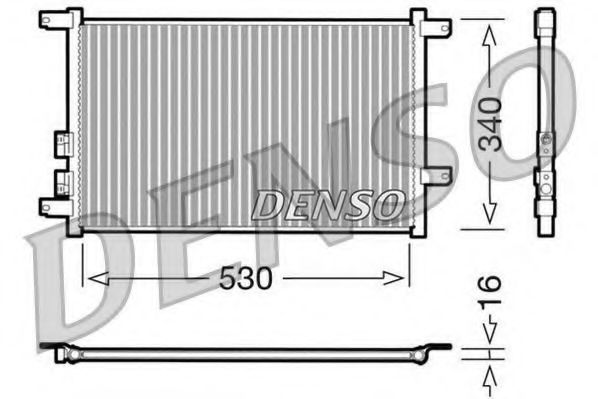 Конденсатор, кондиционер DENSO DCN01011