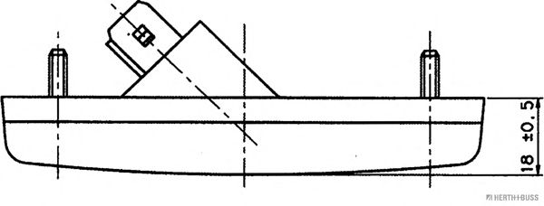 Боковой габаритный фонарь; Боковой габаритный фонарь VIGNAL SYSTEMS 193170