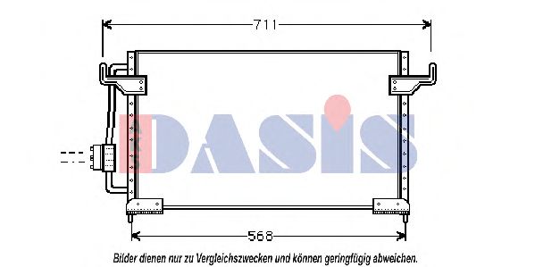 Конденсатор, кондиционер AKS DASIS 062100N