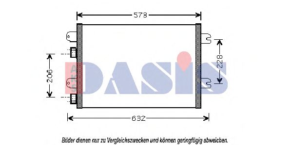 Конденсатор, кондиционер AKS DASIS 182019N