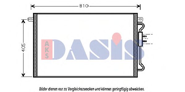 Конденсатор, кондиционер AKS DASIS 522012N