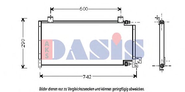 Конденсатор, кондиционер AKS DASIS 522037N