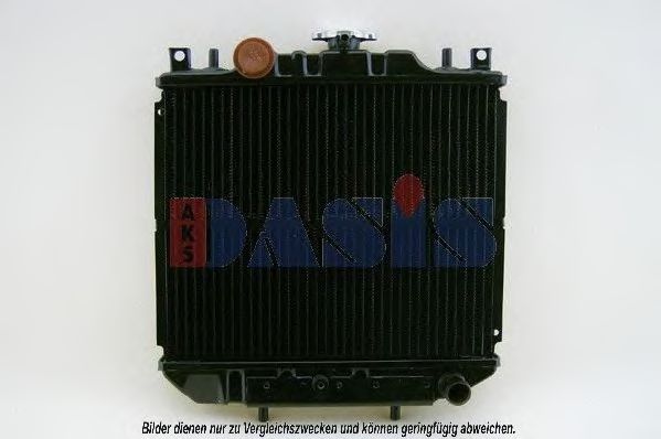 Радиатор, охлаждение двигателя AKS DASIS 1758072061