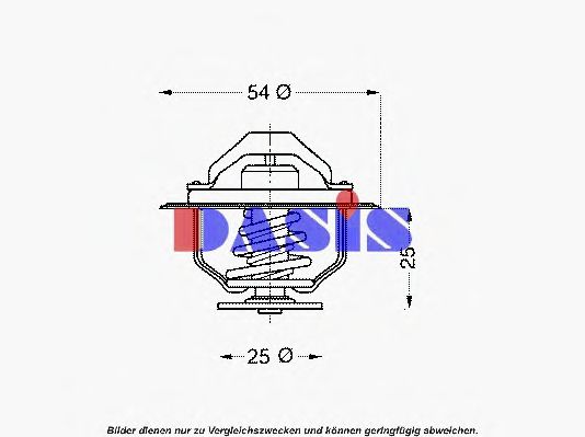 Термостат, охлаждающая жидкость AKS DASIS 415179D