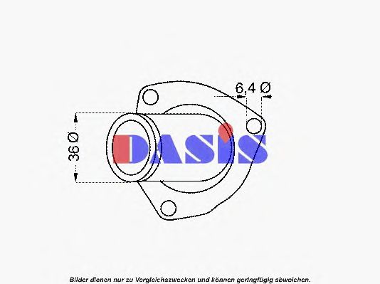 Термостат, охлаждающая жидкость AKS DASIS 416892D