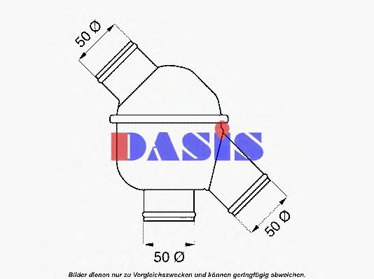 Термостат, охлаждающая жидкость AKS DASIS 751998N