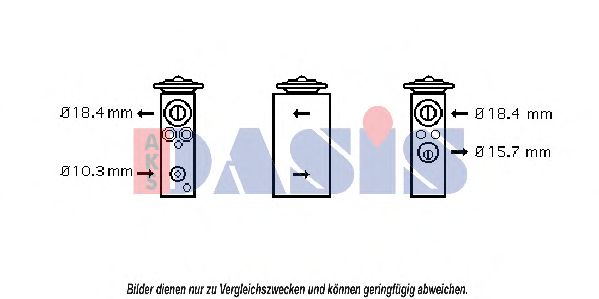 Расширительный клапан, кондиционер AKS DASIS 840003N