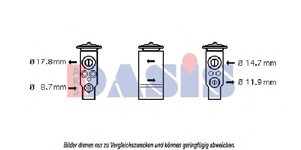 Расширительный клапан, кондиционер AKS DASIS 840018N