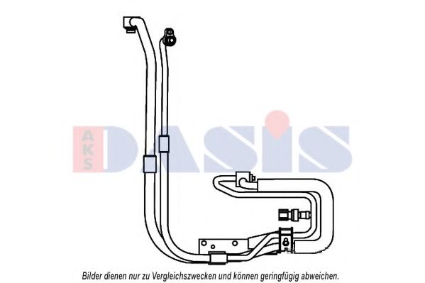 Трубопровод высокого давления, кондиционер AKS DASIS 885849N