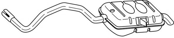 Глушитель выхлопных газов конечный AKS DASIS SG49631