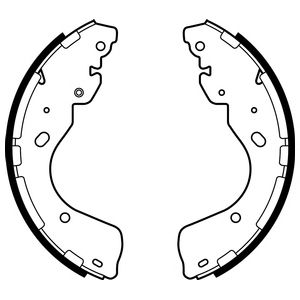 Комплект тормозных колодок DELPHI LS2080
