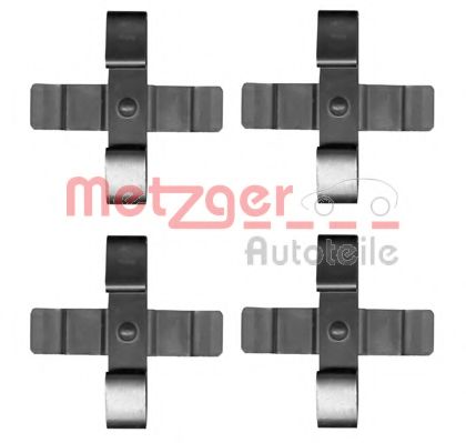 Комплектующие, колодки дискового тормоза METZGER 109-1899