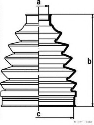 Комплект пылника, приводной вал MAGNETI MARELLI 600000064330