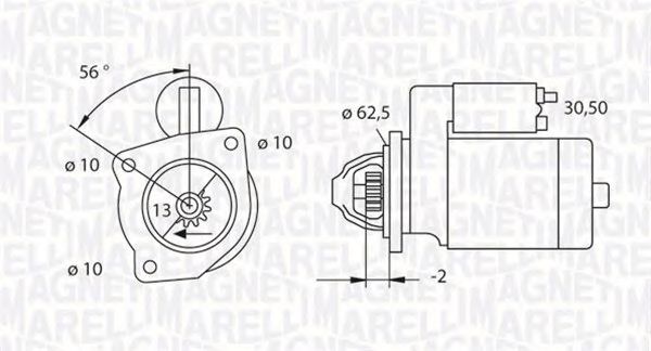 Стартер MAGNETI MARELLI 063523623010