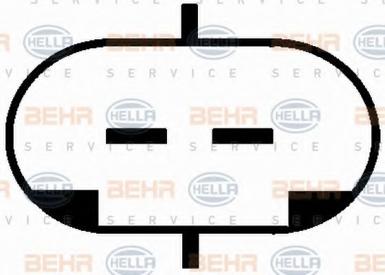 Компрессор, кондиционер BEHR HELLA SERVICE 8FK351134591