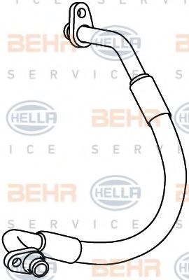 Трубопровод высокого давления, кондиционер BEHR HELLA SERVICE 9GS 351 337-761