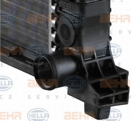 Радиатор, охлаждение двигателя BEHR HELLA SERVICE 8MK376722261